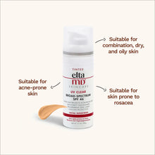 Load image into Gallery viewer, UV Clear Broad Spectrum SPF 46 (Tinted)