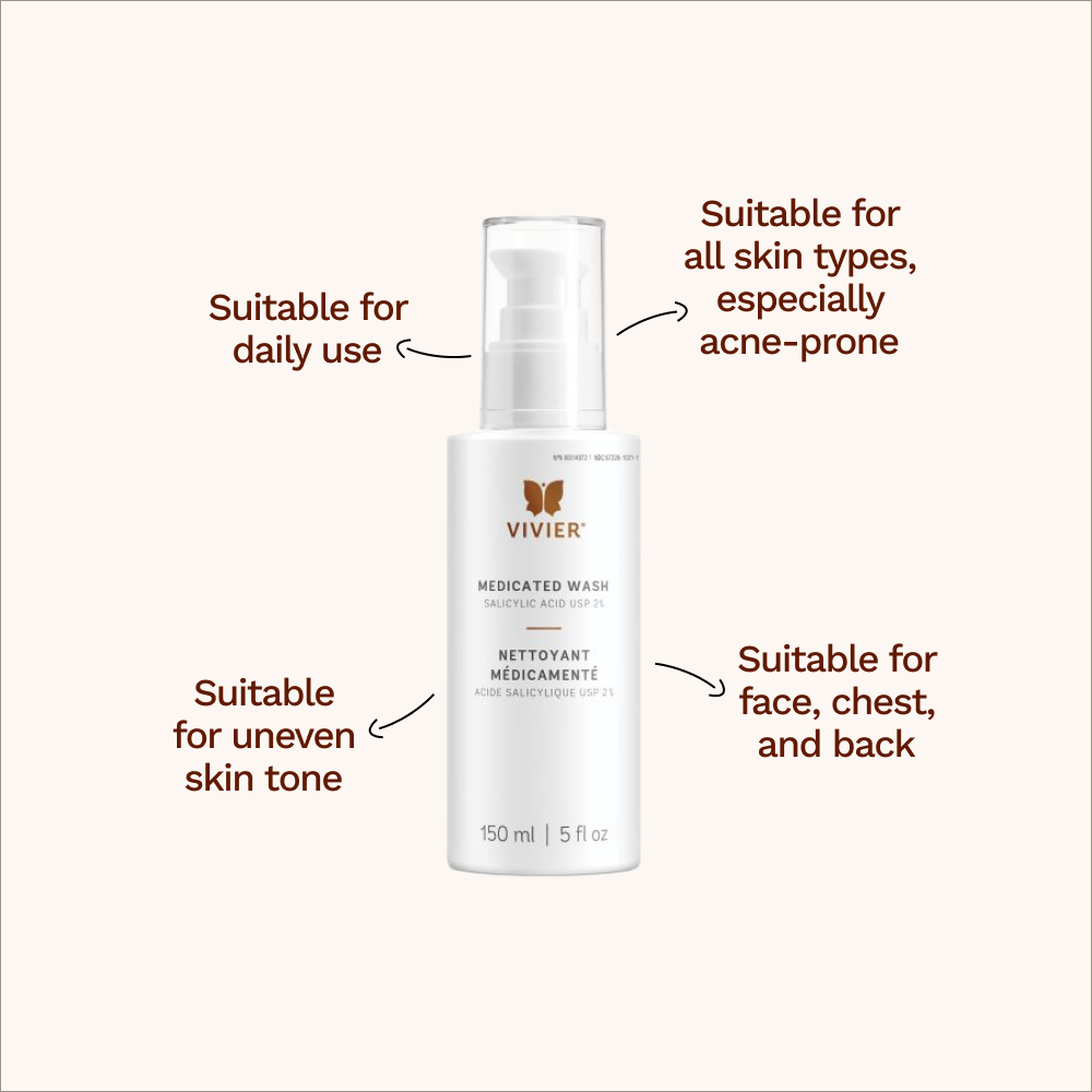 Medicated Wash - Acne Cleansing Gel | Vivier