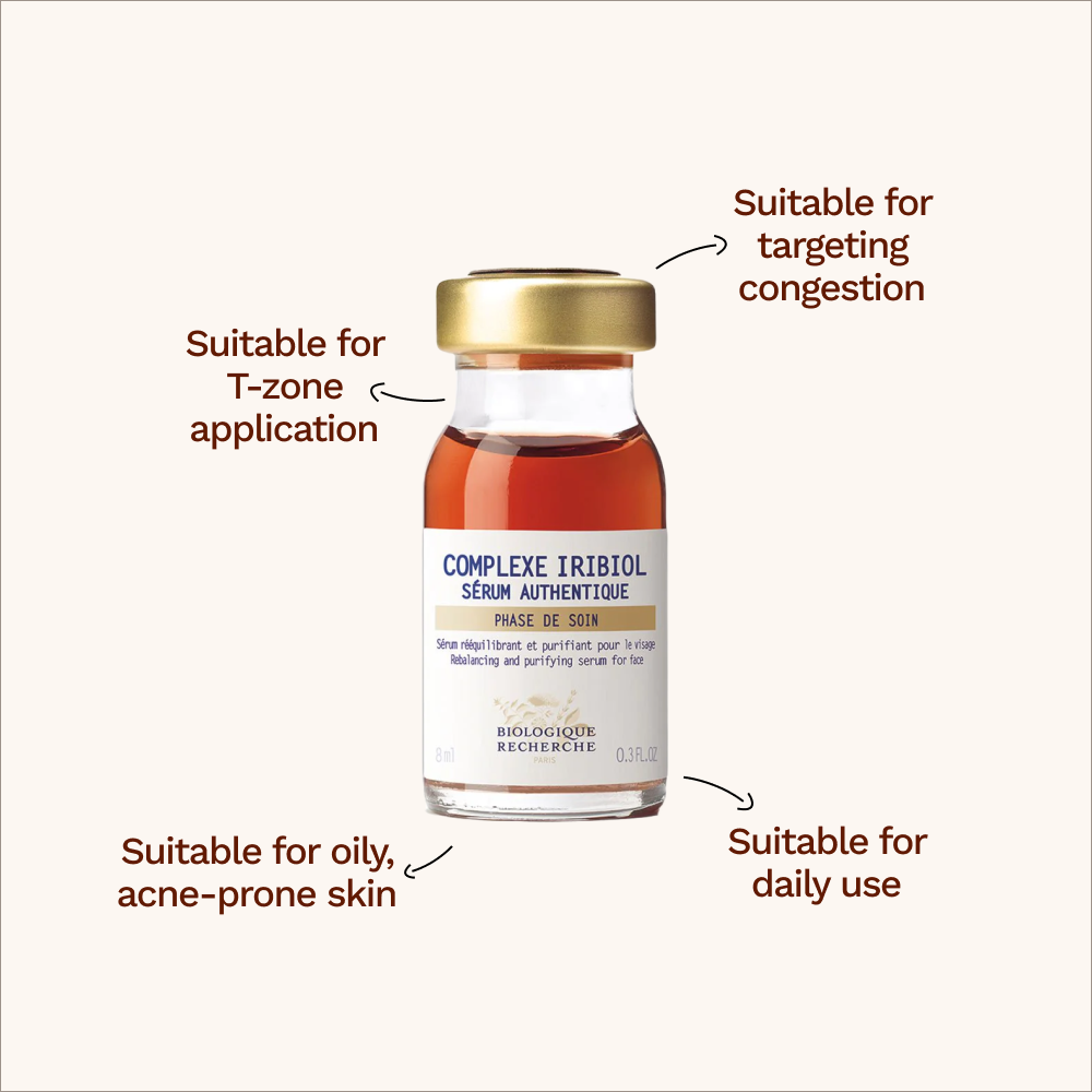 Complexe Iribiol - Sebum-Balancing & Pore-Tightening Face Serum | Biologique Recherche
