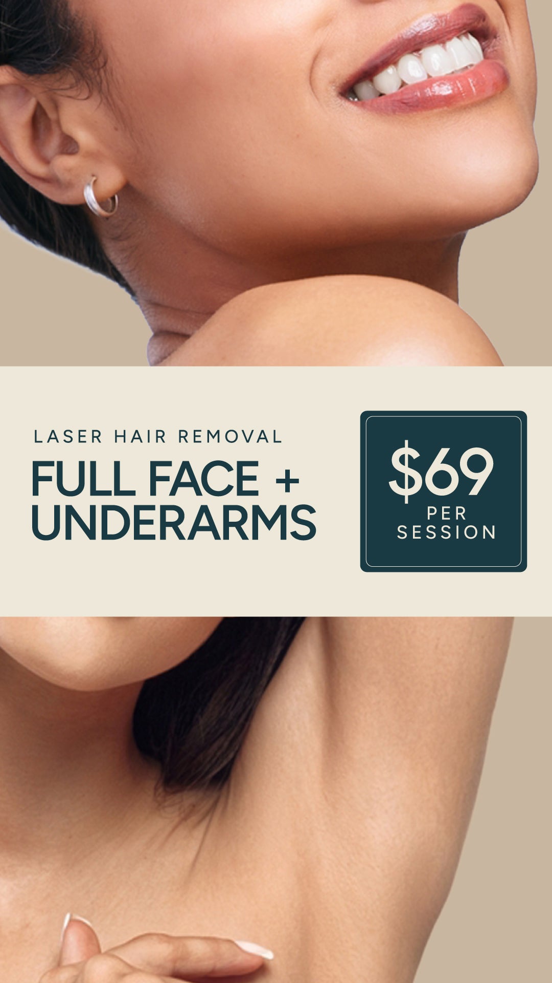 LHR: Full Face + Underarm (Min 6 buy)