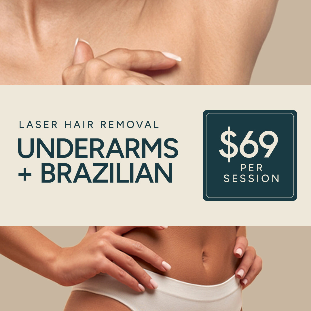 LHR: Brazilian + Underarm (Min. 6 Buy)