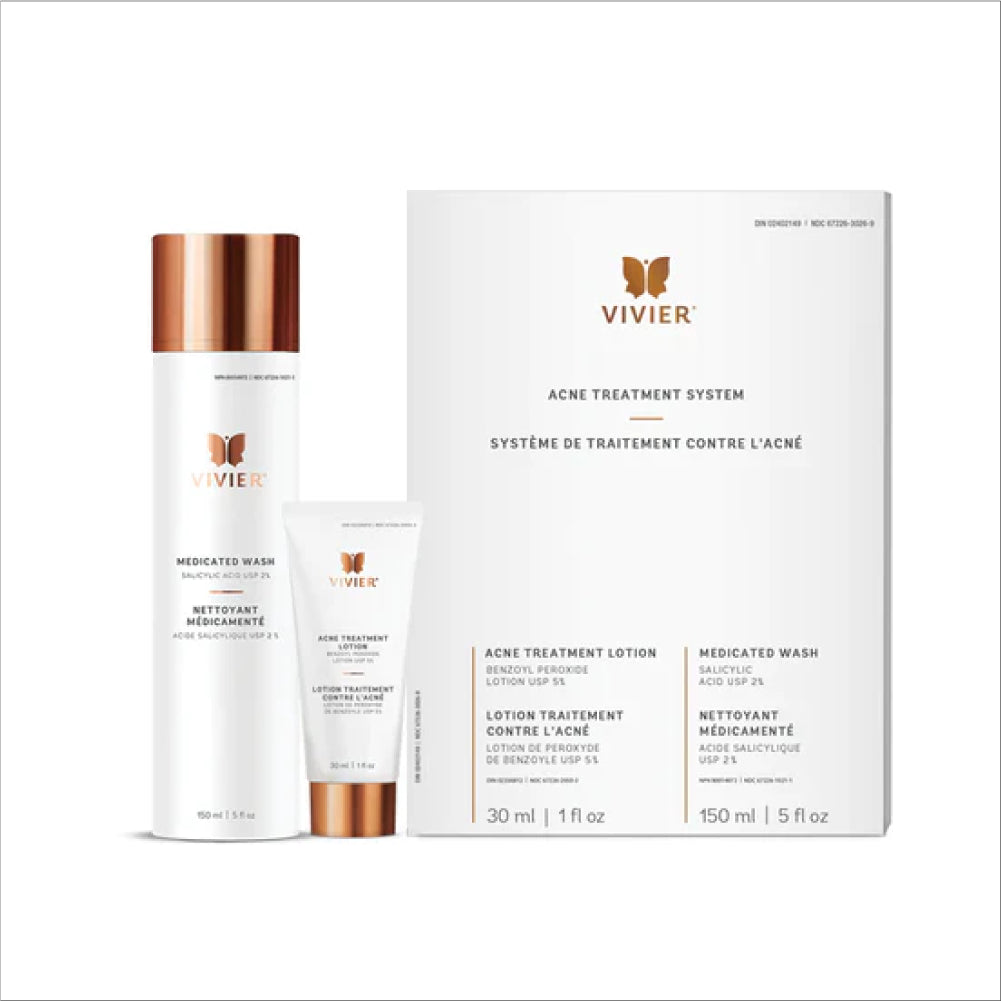 Acne Treatment System - 2-Step Clinical Solution | Vivier
