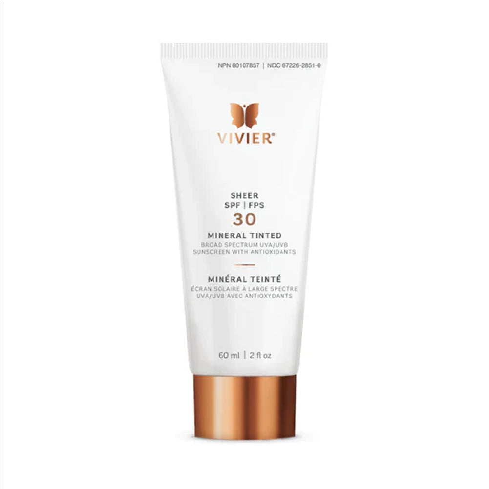 Sheer SPF 30 Mineral Tinted - 100% Mineral Sunscreen | Vivier