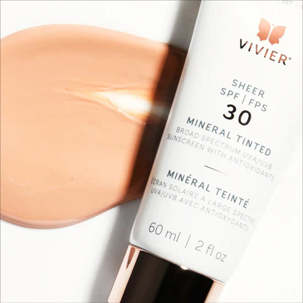 Sheer SPF 30 Mineral Tinted - 100% Mineral Sunscreen | Vivier