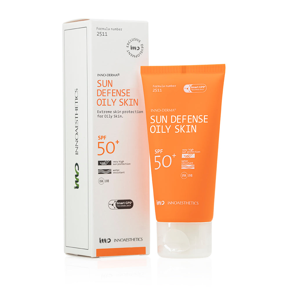 INNO-DERMA Sun Defense Oily Skin SPF 50+ - Oil-Free Matte Sunscreen | Innoaesthetics